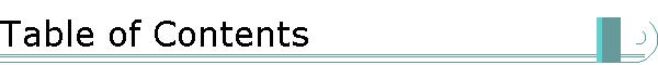 Table of Contents
